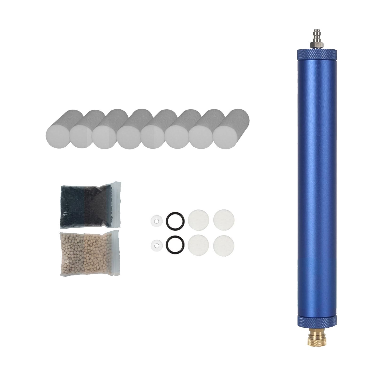 Séparateur d'huile et d'eau en aluminium robuste avec trois couches de petite taille 3 étapes pour la plongée sous-marine