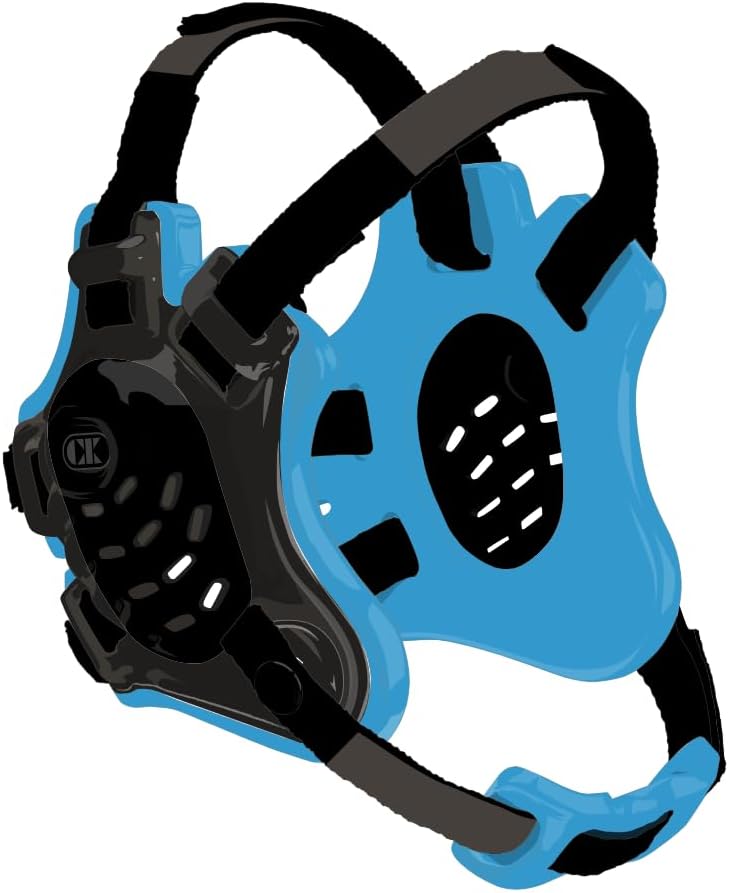 Cliff Keen Athletics Tornado Wrestling Headgear (Black/Columbia Blue/Black)