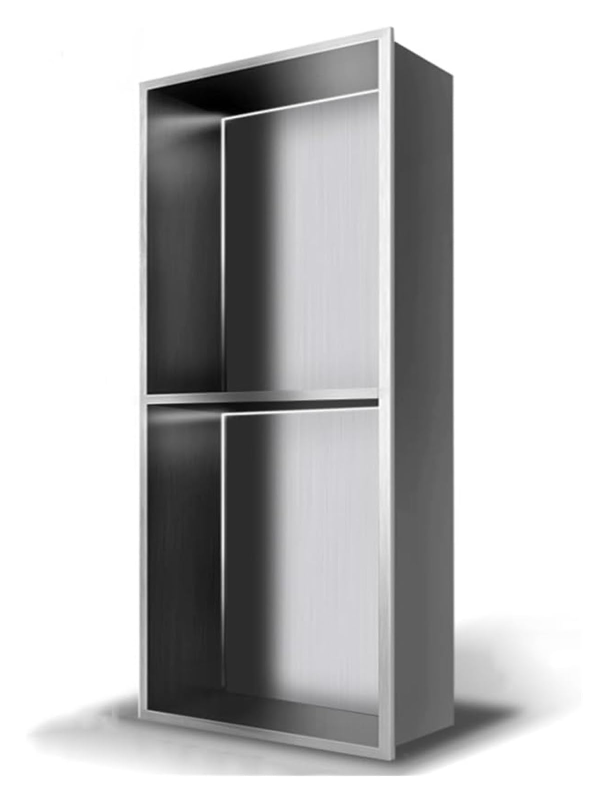 Niche de douche en acier inoxydable encastrable murale pour rangement salle de bain