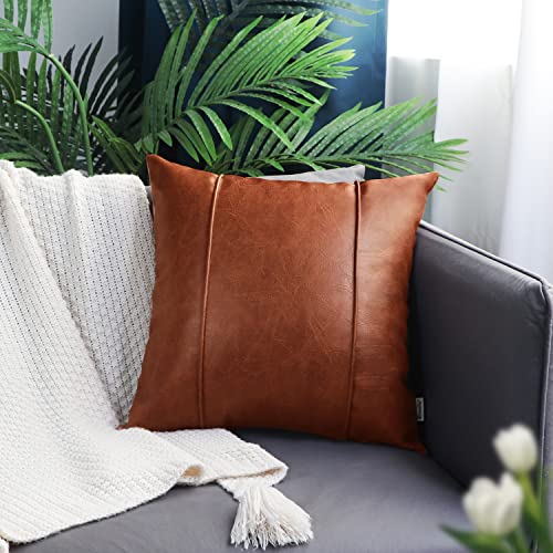Image of BRAWARM Pack of 2 Cozy Bolster Pillow Covers Cases for Couch Sofa Home Decoration Supersoft Corduroy Corn Striped with Piping Both Sides 12 X 20 Inches Teal