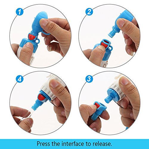 Purificador de bebida, Andoer Purificador de Água de Função Múltipla Filtro de Água Portátil com Pal