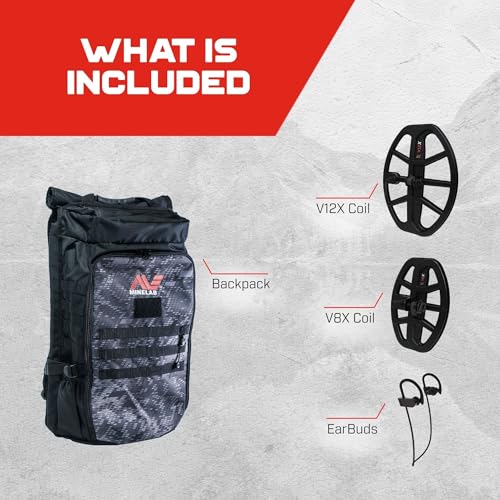 Image of MINELAB Vanquish 560 Pro Pack Bundle, Includes Metal Detector, Two Coils, Wireless Ear Buds, and Backpack