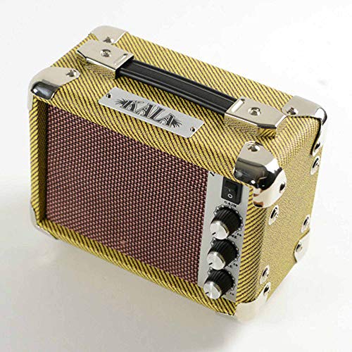Kala AMP-TWD-5U – Mini ampli 5w pour ukulélé – finition tweed - Les Beatles, Paul McCartney, John Lennon, RIngo Starr, George Harrison Kala AMP-TWD-5U - Mini ampli 5w pour ukulélé - finition tweed – Image 3