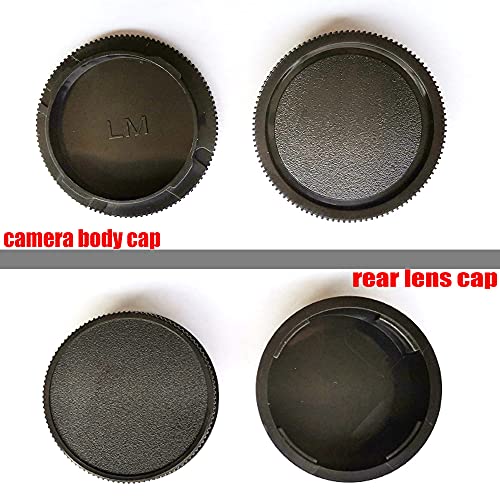 Rear Lens Cap and Front Body Cap for Leica M8 M9 M10 Camera W/M LM Mount Lens (2 Sets),Fire Rock Camera Accessories Lens Cap for M10 - Image 4