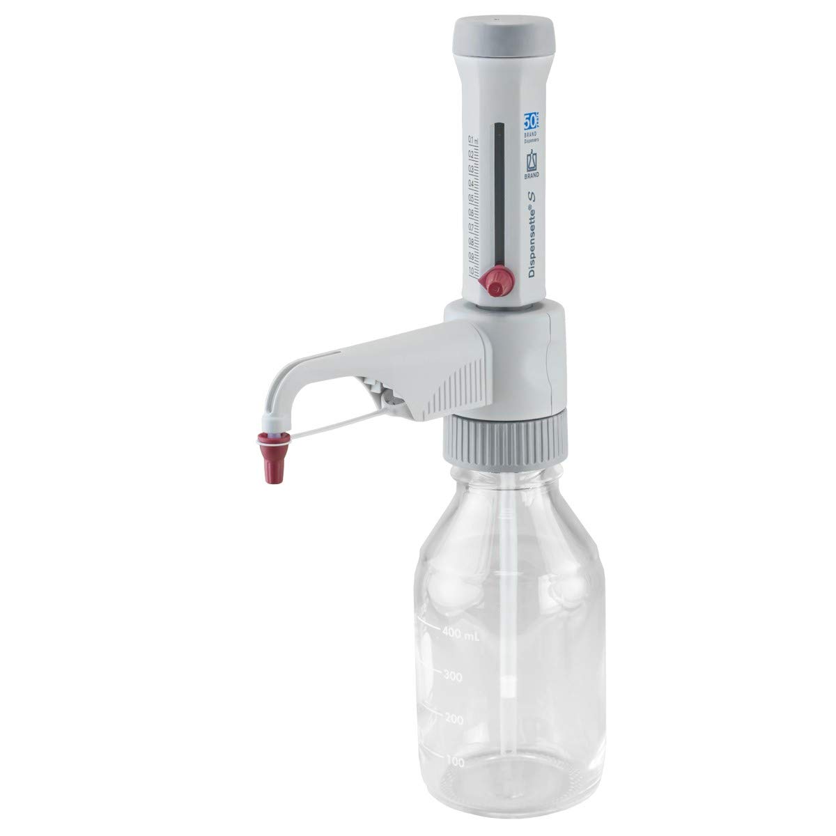 BrandTech 4600130 Dispensette S, Analog-Adjustable with Standard Valve, 0.5 mL - 5 mL