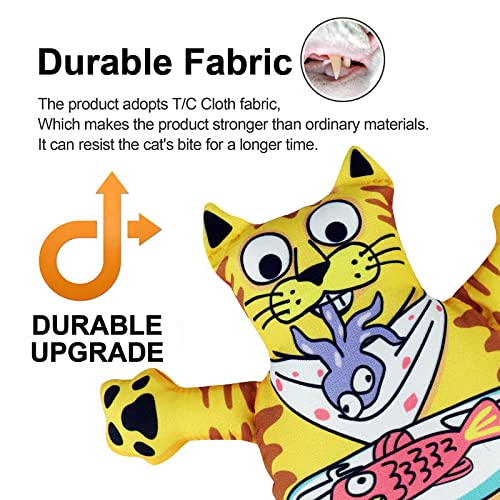 Ttcat Organic Catnip Toy For Cats & Kittens,Cat Chew Toy For Indoor Cats,Yellow Cat… #TOP3