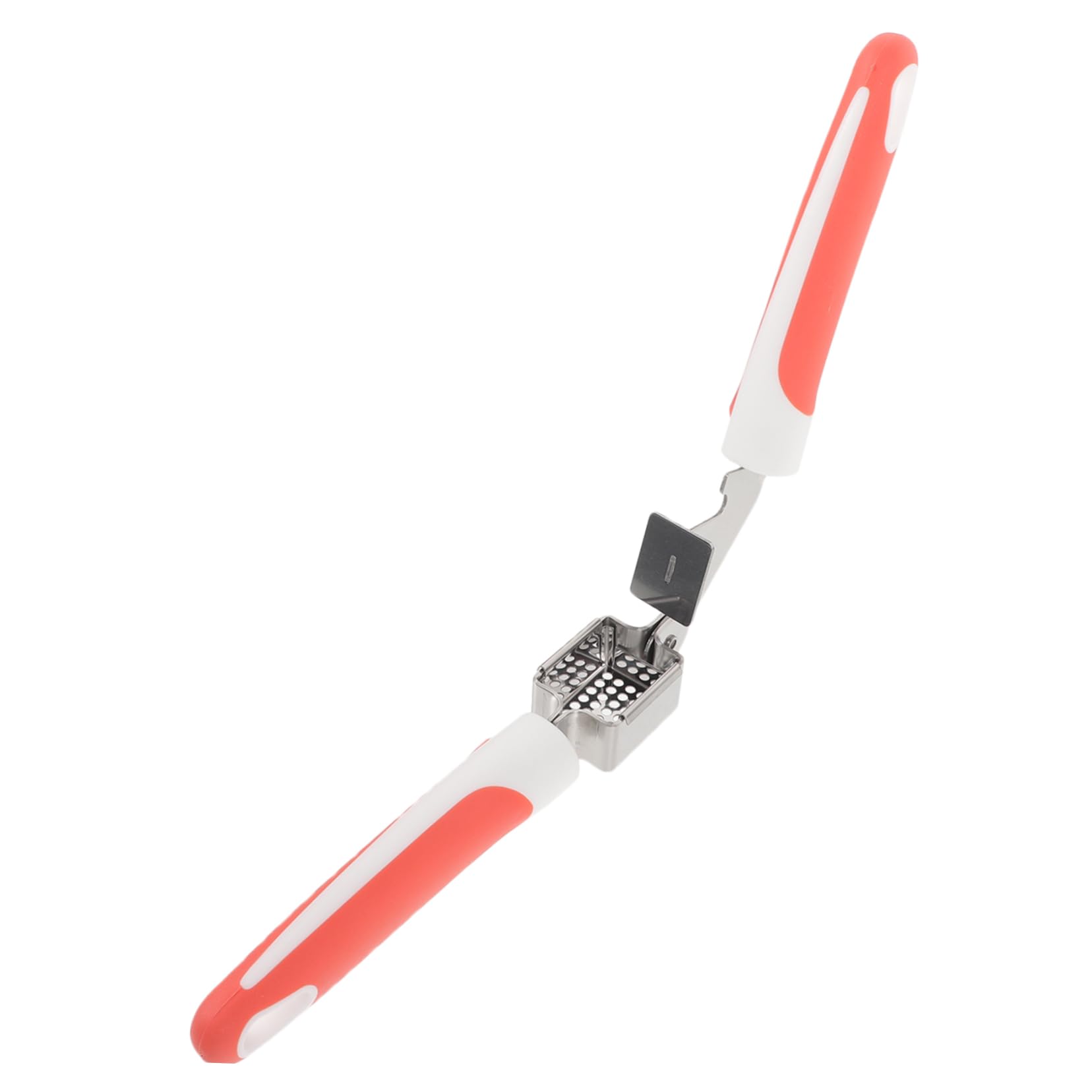 Healifty Stainless Steel Garlic Press Manual Kitchen Garlic Mincer for Effortless Crushing Easy to Use Non Slip Design present for Cooking Enthusiasts and Home Chefs