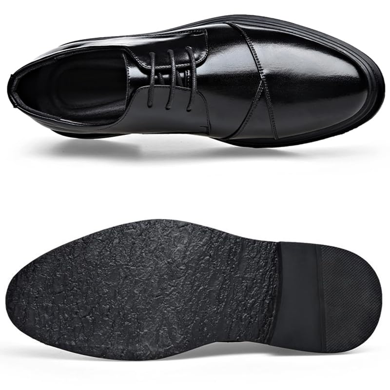 Image of kkdom Mens Dress Shoes Classic Lace up Formal Oxford Business for Men