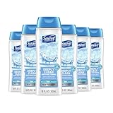 Suave Deeply Clean Antibacterial Body Wash with Glycerin & Vitamin E, Moisturizing Skin Cleanser For Soft, Smooth Skin, Long Lasting Scent, Paraben Free, 18 FL OZ, 6 Count