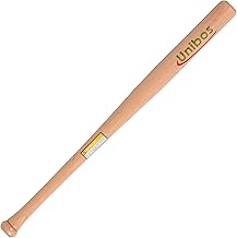 Unibos 28 inch Wooden/Aluminium Baseball Bat Adult Kids Baseball Bat Stick Anti-Slip Long Lightweight for Training and Practise or Self & Home Defence