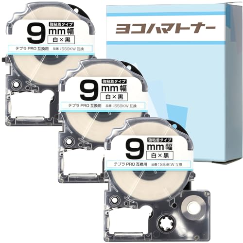 �y���g�i�z�L���O�W���Ή� �e�v��PRO�p�݊� SS9KW �݊��e�[�v ���S�� ��/������ 9mm 3�Z�b�g �������i�Ɠ����� ���䎆�̃X���b�g��?�����₷����