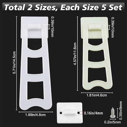 Miniatura 7 de GORGECRAFT 2 tamaños, 10 juegos de marcos de fotos, caballete, parte trasera de cartón, caballete, soporte de plástico, soporte de exhibición de