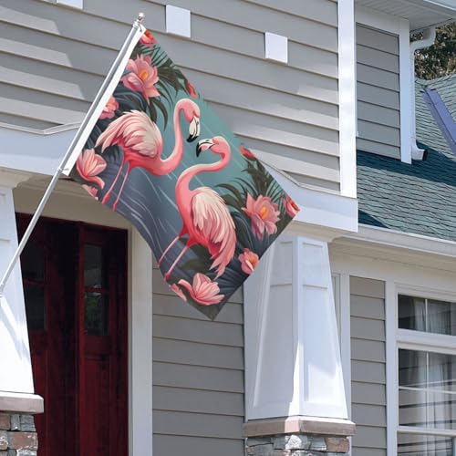 Drapeau de bienvenue résistant au vent et aux intempéries 1,2 x 1,8 m