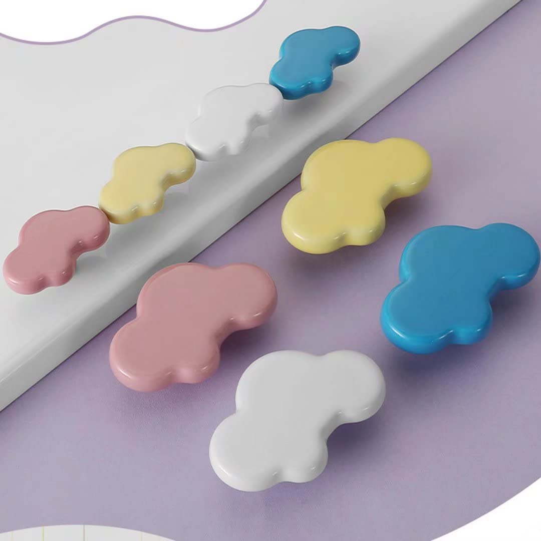 10 maniglie per cassetti e cassetti, in ceramica, per armadi, porte, mobili e accessori per la decorazione della stanza dei bambini, 10 pezzi