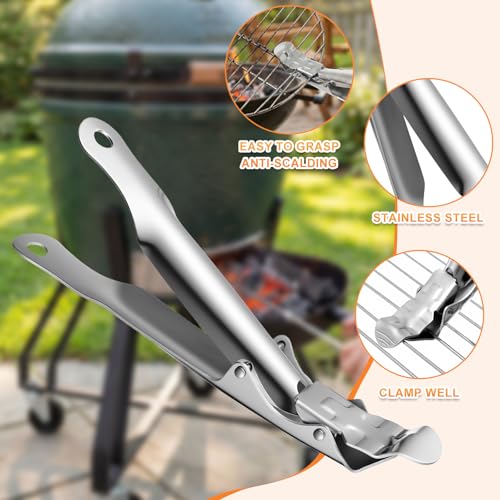 Set Kit 5 Piezas Limpieza Parrilla Carbón Acero Inox miniatura 4