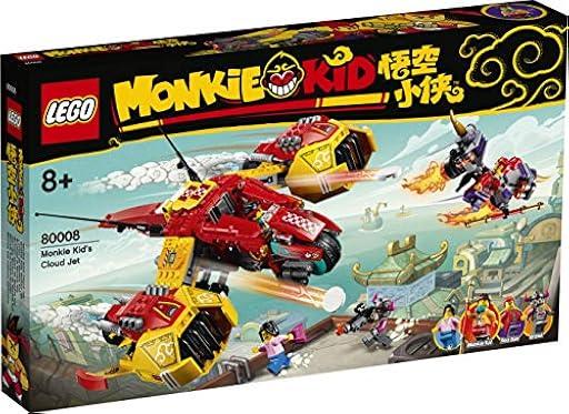 LEGO Monkie Kid 80008 - Monkie Cloud Jet para niño | Ya disponible en tu tienda friki favorita! En mundofriki.es!