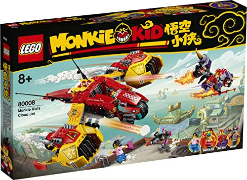 LEGO Monkie Kid 80008 - Monkie Cloud Jet para niño