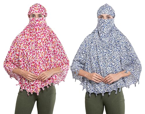 Image of Multipurpose Mask Cum Scarf for Women Cotton I Face Cover for Women I Sun Protection and Summer Wear Scarf