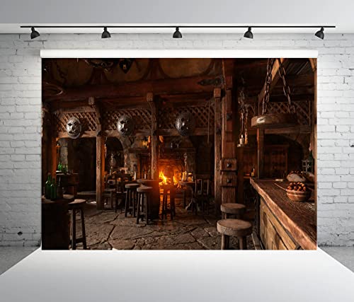 Telón de fondo medieval BELECO 7x5 ft para fotografía miniatura 5