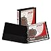 Samsill 19130C Speedy Spine Heavy-Duty D-Ring View Binder, 11 x 8 1/2, 1" Cap, Black