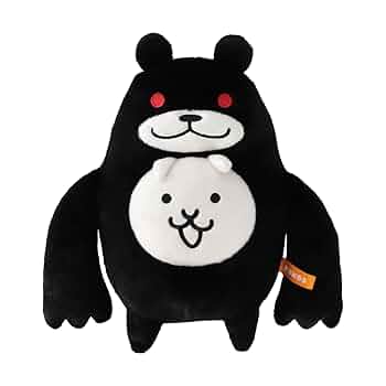 にゃんこ大戦争　おまけ付ブラックマ　ぬいぐるみ（タグ付き）　本 にゃんこ大戦争BIGぬいぐるみ（ブラックマ） | エスケイジャパン