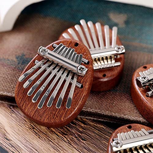 Mini kalimba en bois massif 8 touches, piano à pouce portable avec cordon, cadeau de Saint-Valentin pour enfants et… - Les Beatles, Paul McCartney, John Lennon, RIngo Starr, George Harrison Mini kalimba en bois massif 8 touches, piano à pouce portable avec cordon, cadeau de Saint-Valentin pour enfants et… – Image 8