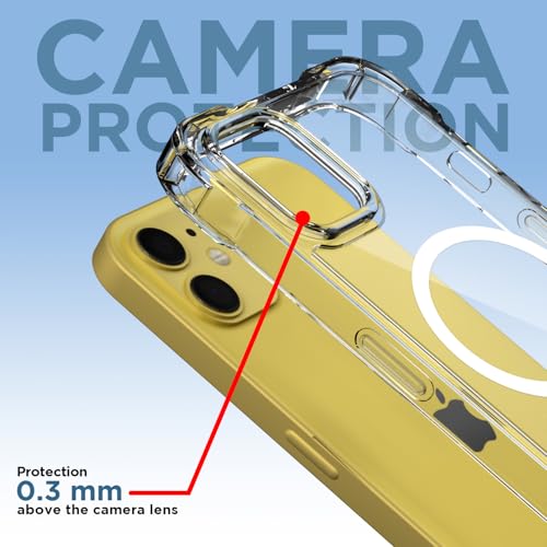 Image of Amazon Basics Back Cover for iPhone 11 Mag-Safe Shockproof PC + TPU Protective Case Magnetic Support Bumper Case (Transparent Mag-Safe)