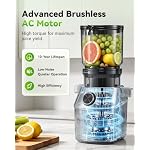 Fast 3-In-1 Cold Press Juicer, 6.5" Wide Feed Chute for Whole Fruit - Image 5