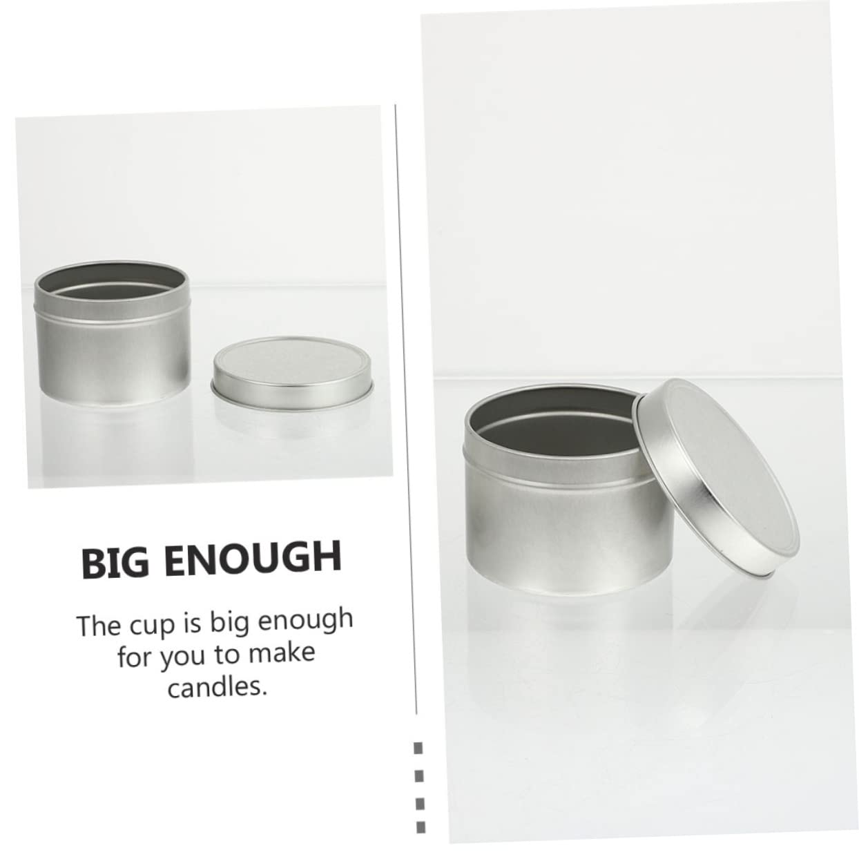 Lurrose Kit per Creare Candele Profumate Fai da Te, Set in Acciaio Inox, Carta e Cera, per Compleanni e Feste, Facile da Usare