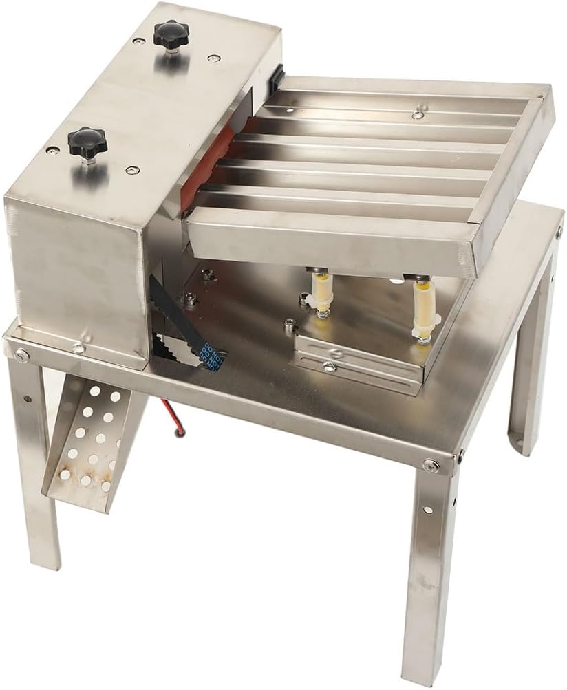 Commercial Pea Sheller, Pea Peeling Machine Stainless Steel Peeler Green Soybean Sheller 60 KG/H Automatic Peeling Bean Tools 110V