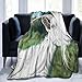 Produktbild ZOMOY Flanell Fleece Soft Throw DeckeEchte Ziege Schönes Haustier Fest Farbige Gotee Grünes Gras Beige Augenfür Sofas Sofa Stühle Couch Leicht,warm und gemütlich 127x102cm