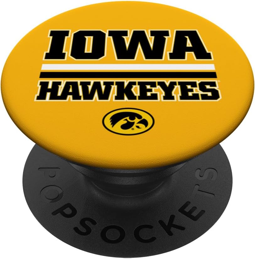 Iowa Hawkeyes |NCAA Official University Merch | VNPIOW301 PopSockets PopWallet for MagSafe