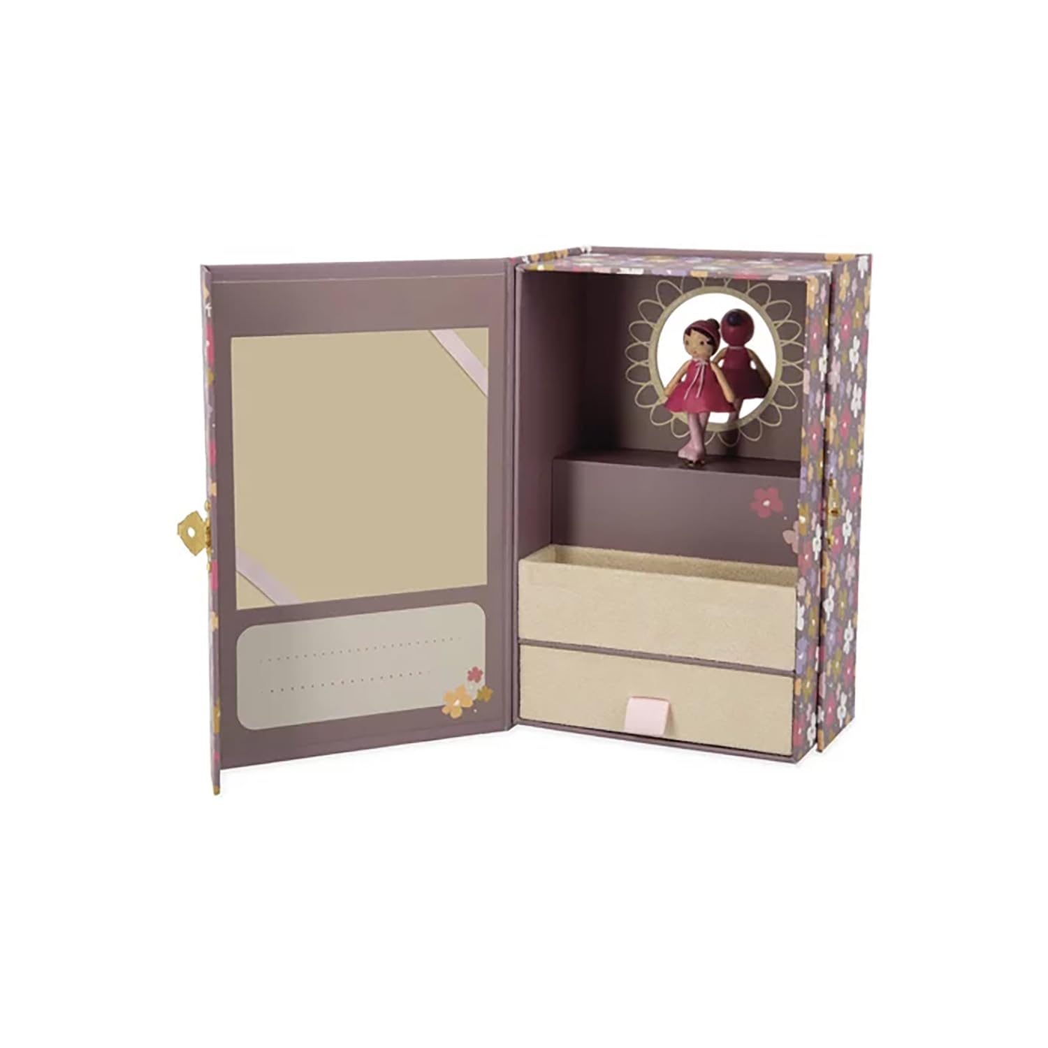 KALOO Tendresse Mi Caja de Música Emma Melodía Lago de los Cisnes Caja de música para niños Personalizable con Bailarina Estímulo Musical A Partir de 3 años, K200006