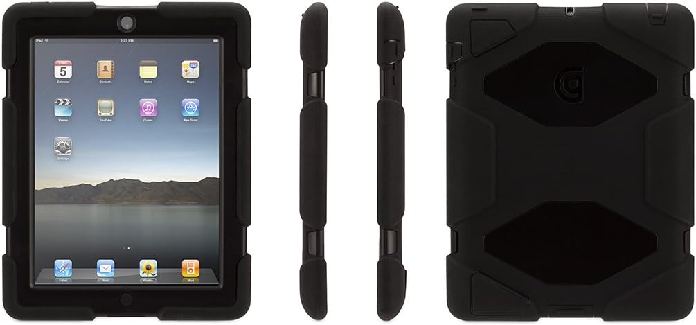 Griffin Survivor All-Terrain for iPad (3rd and 4th Generation) and iPad 2 in Black/Black