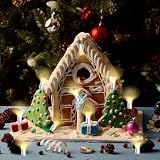 Lot 10 miniaturowych żarówek LED do domku dla lalek, mała żarówka z baterią, mikro LED do dekoracji na przyjęcia, witryn, majsterkowania, oświetlenia domku dla lalek (ciepła żółć)