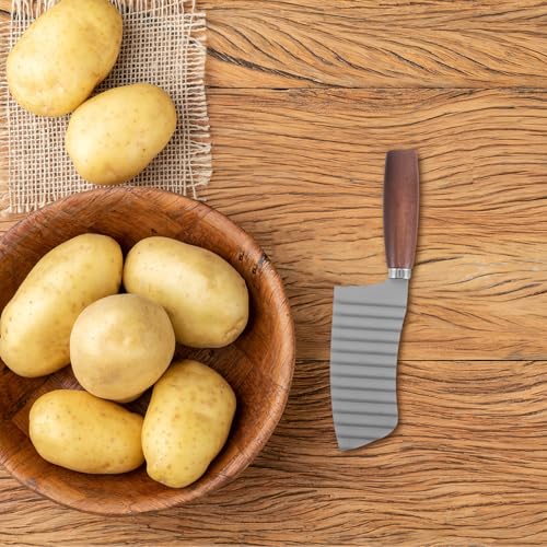 Herramienta de Corte Ondulado Acero Inoxidable con Mango de Madera miniatura 5