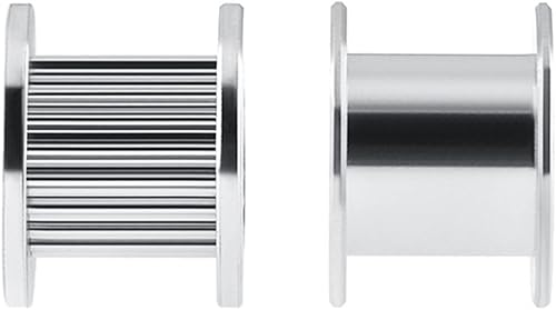 Polea silenciosa de bloque de polea pequeña 5 piezas GT2 polea de sincronización tensora de 1620 dientes diámetro de la rueda de 30197in ancho de