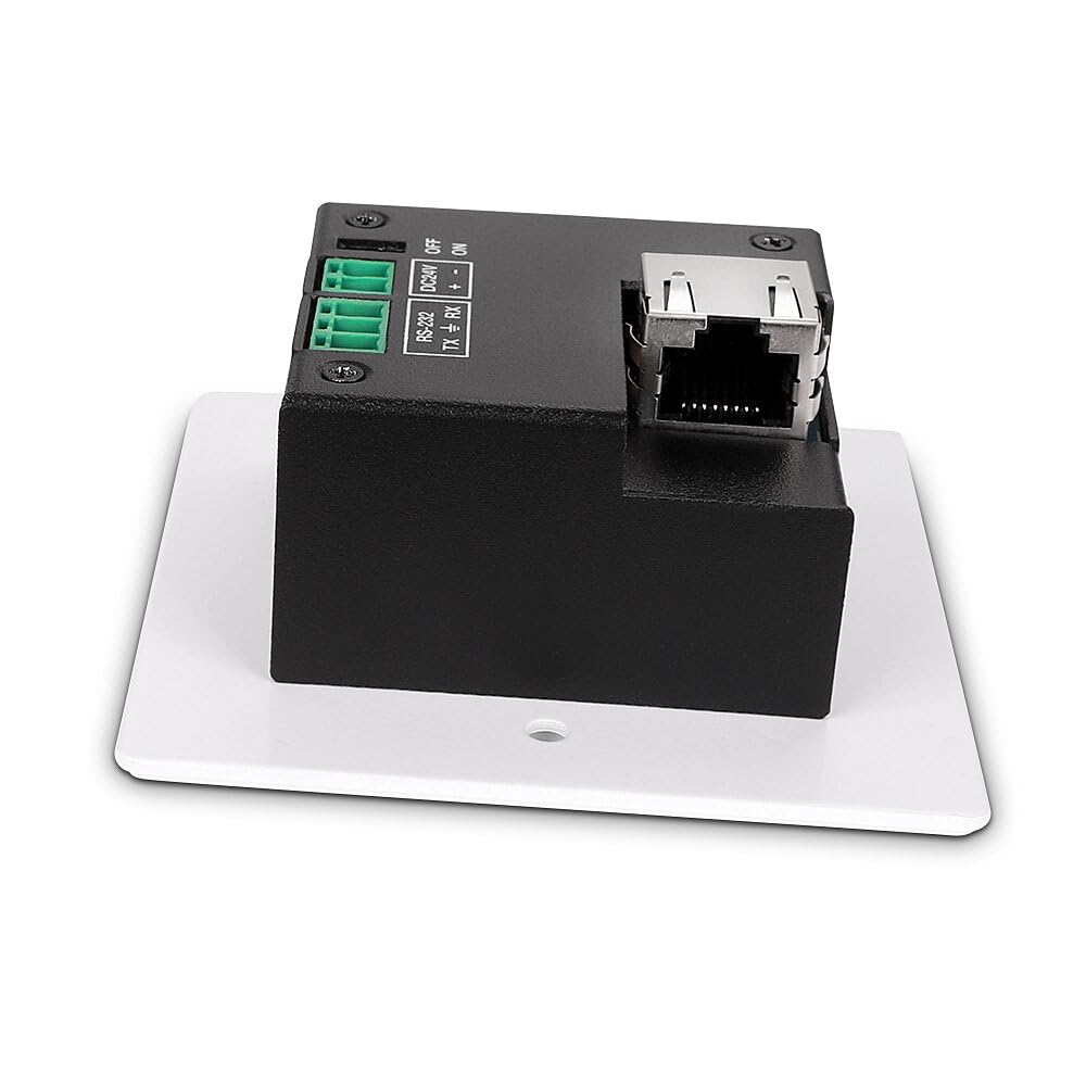 LINDY 70m Cat.6 HDMI 4K60, IR & RS-232 HDBaseT EU Wall Plate, W128456844 (RS-232 HDBaseT EU Wall Plate Extender, Transmitter)