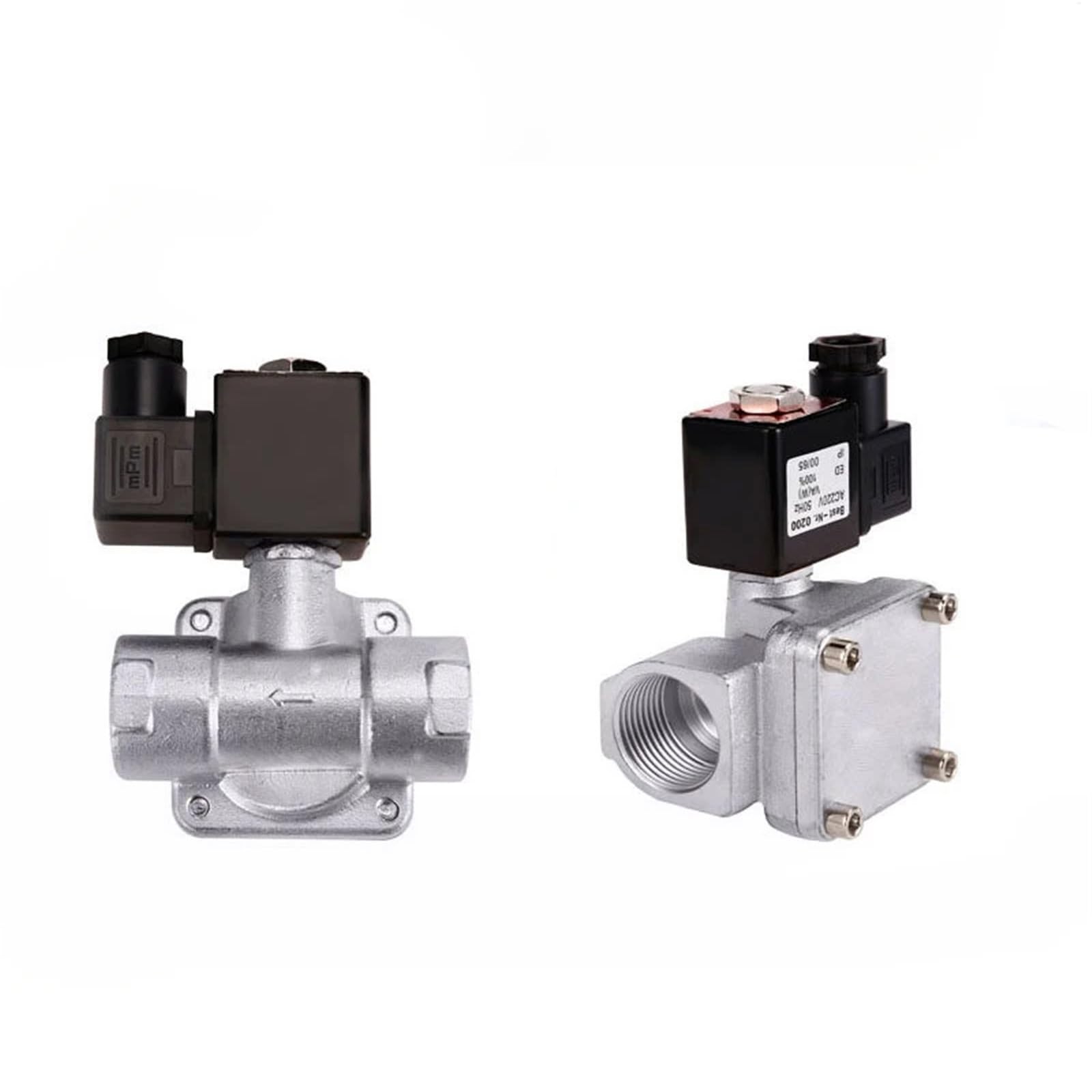 Électrovanne haute pression 1 pouce inox 24VDC valve normalement fermée
