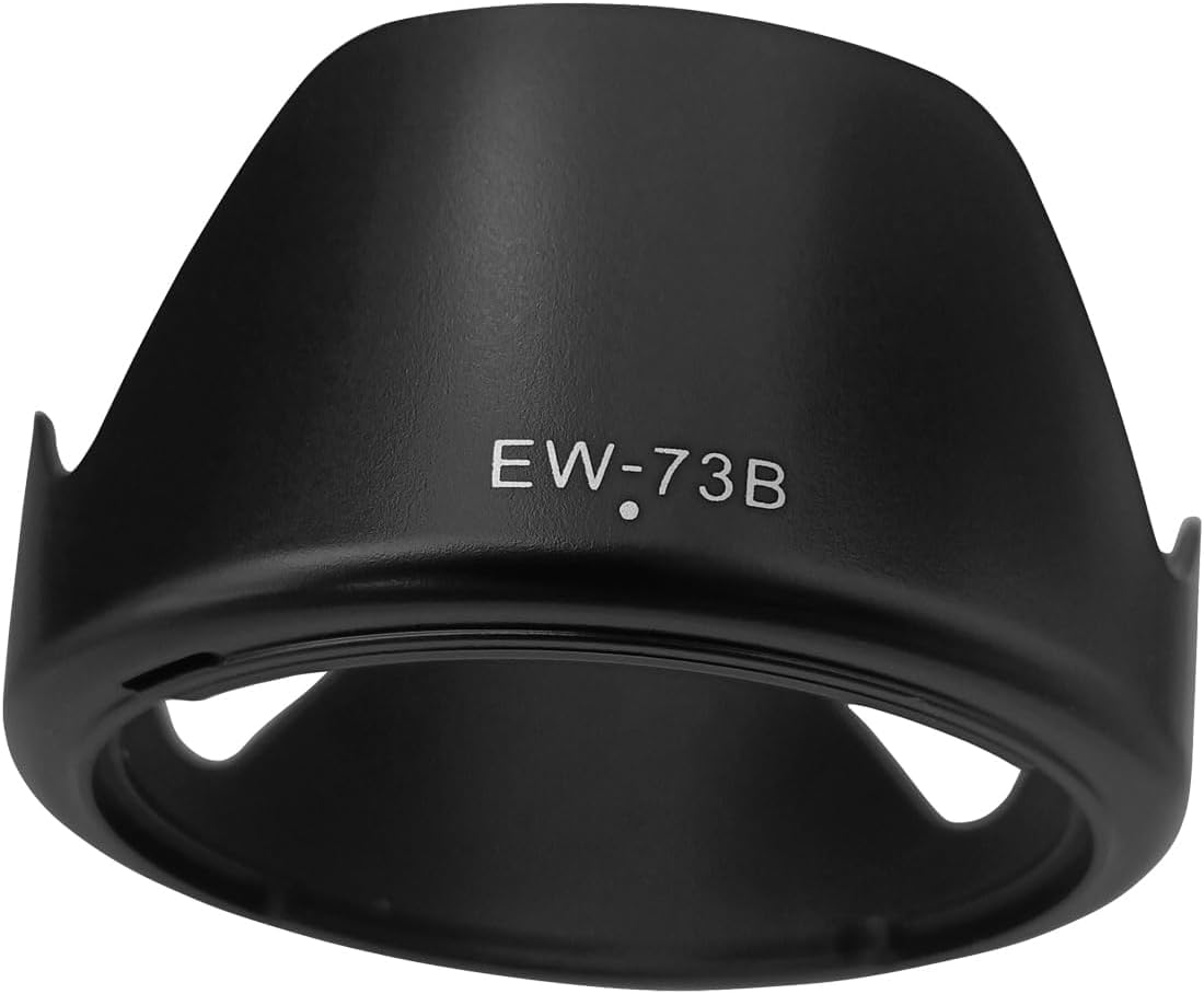 Hanumex EW-73B Lens Hood Shade for Canon EF-S 18-135mm f/3.5-5.6 is(Not is USM),18-135mm f/3.5-5.6 is STM(Not USM),EF-S 17-85mm f/4.5-5.6 is USM SLR Lens,67MM Digital Tulip Flower Lens Hood Black-image-42