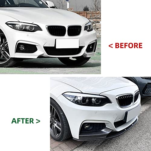 Lame inférieure pare-chocs avant augmente l'appui aérodynamique de la BMW Série 2 M Sport - 5
