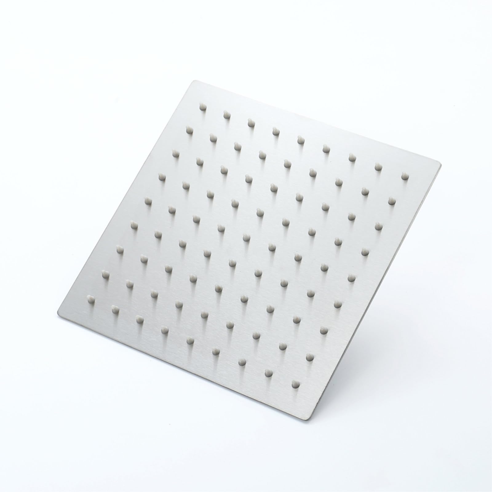 16 Pulgadas Rociador para Ducha de Alta Presión, Giratorio 360°, Cuadrado Cabezal de Ducha Lluvia de Acero Inoxidable Alcachofa Ducha con Ducha Boquillas Antical, 40x40cm Cromo
