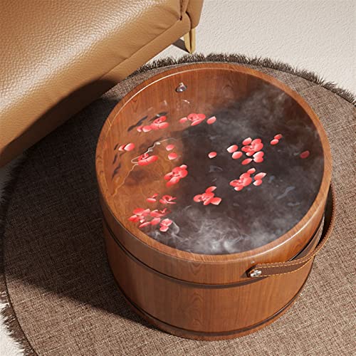 Balde de masaje y spa para pies de madera miniatura 4