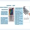 44 Key RGB LED Strip Light Remote Controller, IR Remote Controller Replacement for SMD 5050 3528 2835 RGB LED Light Strip Lights (1 Pack)