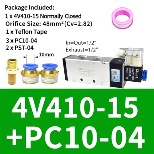 Électrovanne pneumatique 4V210-08 contre les pertes de pression - 3