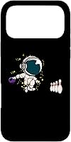Vista 22 de Jugador de bolos astronauta para iPhone 13 Pro Max Pines de bola de boliche Funda para equipo de bolos