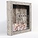 Lawrence Frames Birch 10x10 Weathered Shadow Box Wine Cork Holder