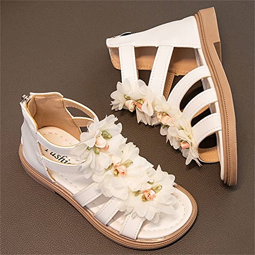 Toddler Dinosaur Slippers Flowers High Top Roman Sandals Zipper Design Little Child/Big Kids Toddler Christmas Slippers2