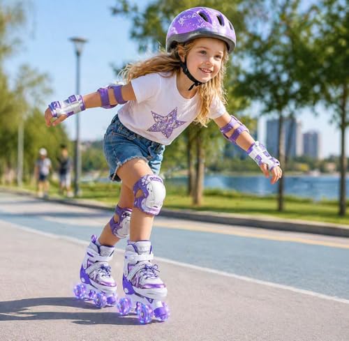 Rollers fille à taille réglable pour résoudre le problème de croissance des pieds