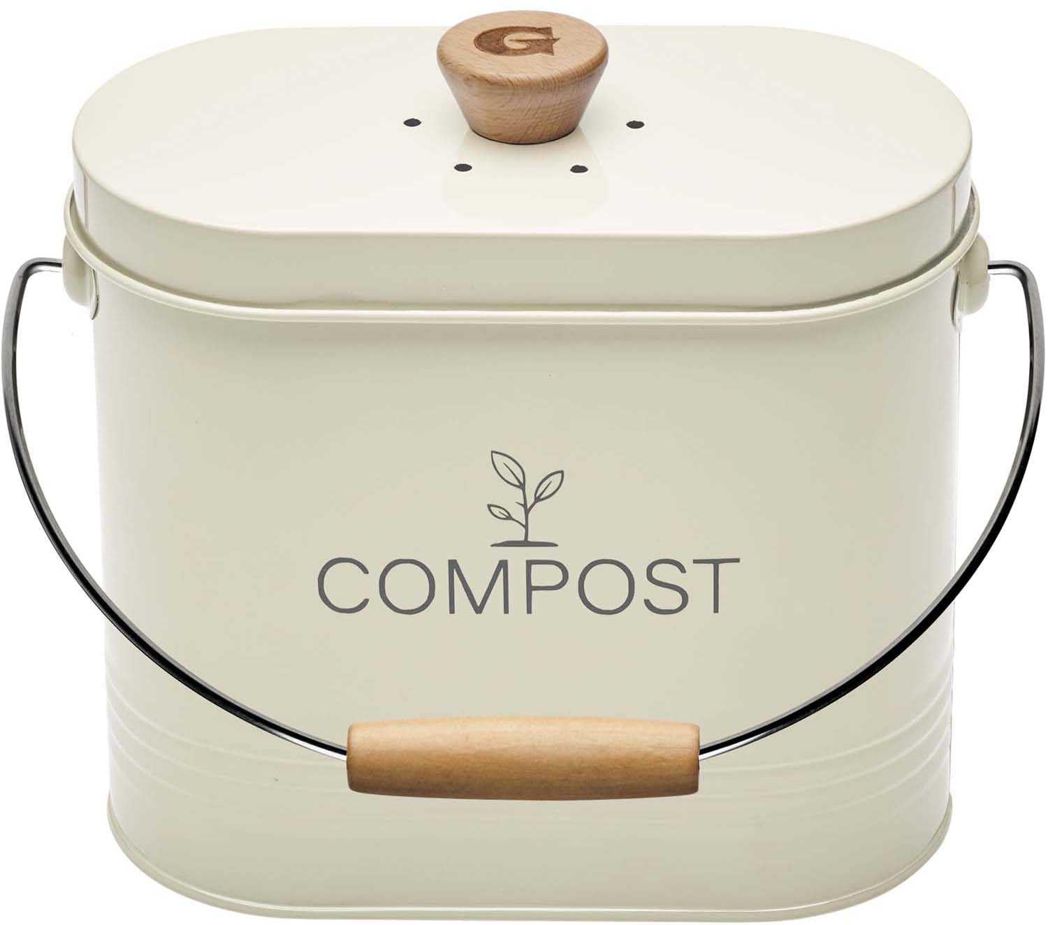 seau à compost 3l ovale